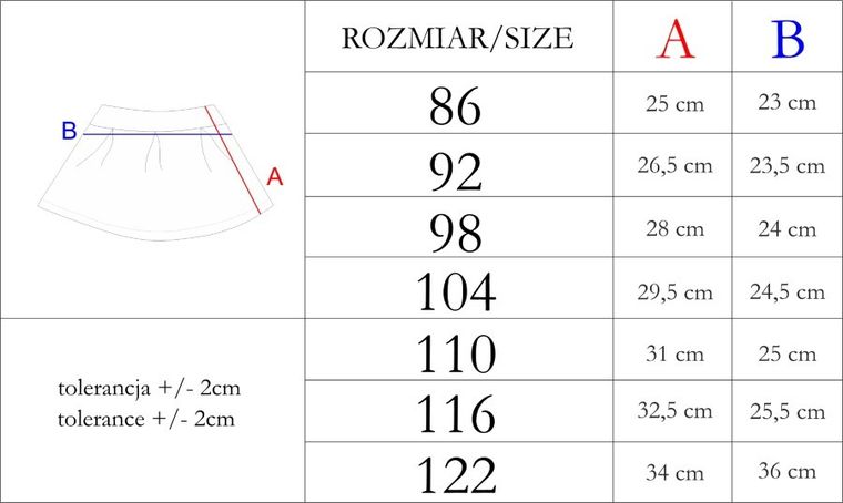 Spódnica dziewczęca, różowa, Nicol