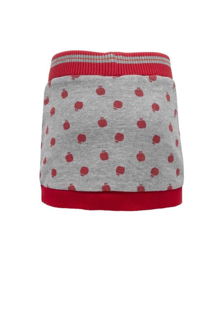 Spódnica dziewczęca, szaro-czerwona, Lief