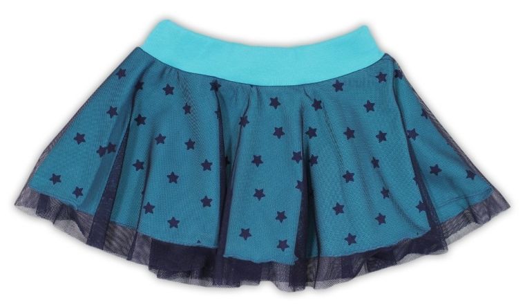 Spódnica dziewczęca, tiulowa, niebieska, Nicol