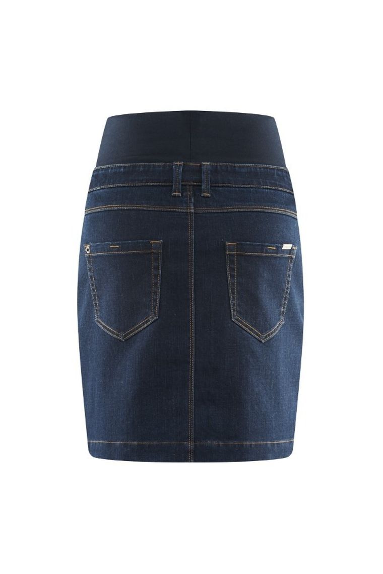 Spódnica jeansowa damska, ciążowa, granatowa, Bellybutton