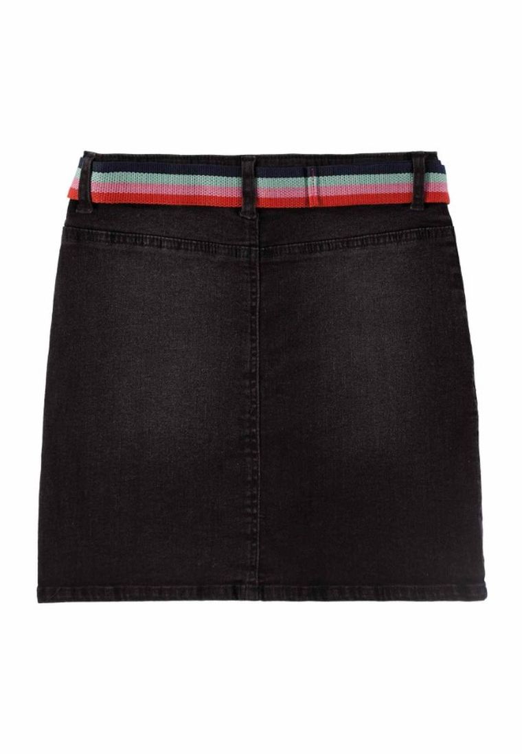 Spódnica jeansowa dziewczęca, czarna, Tom Tailor