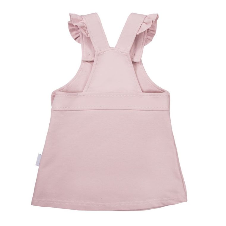 Spódnica ogrodniczka dziewczęca, różowa, Eevi