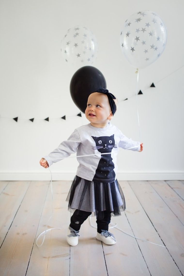 Spódnica tiulowa dziewczęca, czarna, Happy Day, Pinokio