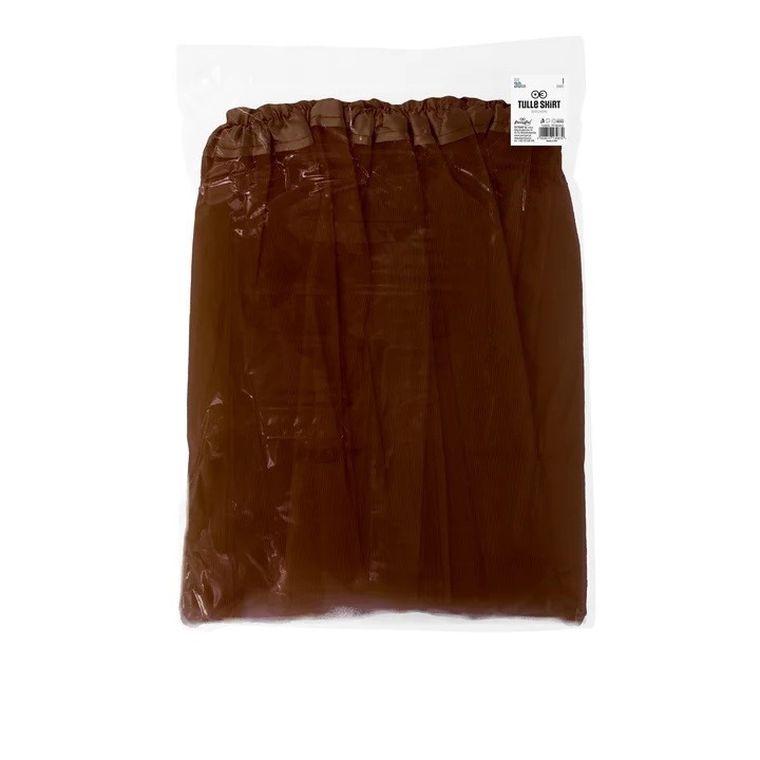 Spódniczka tiulowa TuTu, brązowa, 30 cm