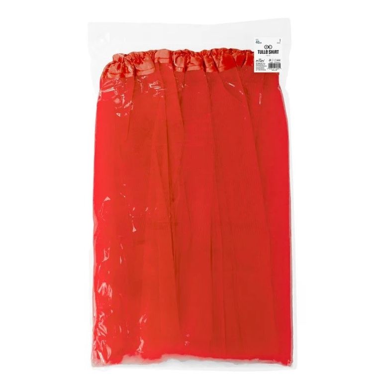 Spódniczka tiulowa TuTu, czerwona, 40 cm