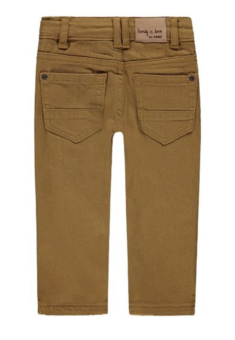 Spodnie chłopięce, brązowe, Kanz