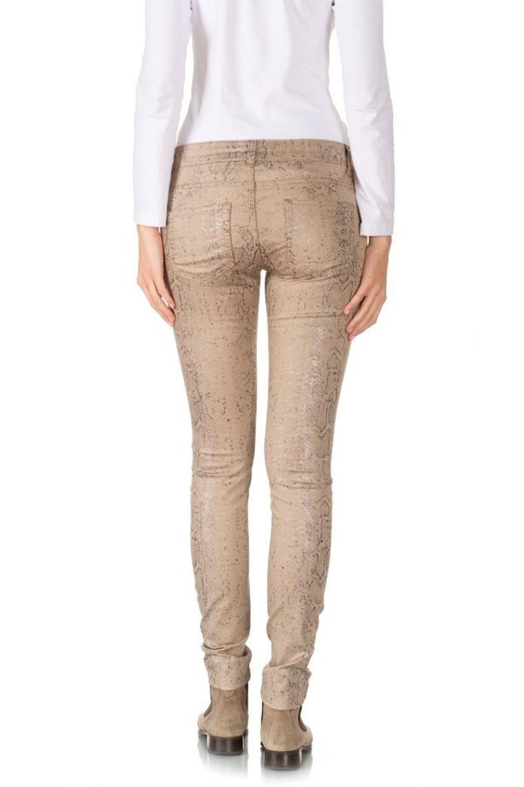 Spodnie damskie, ciążowe, slim, beżowe, Bellybutton