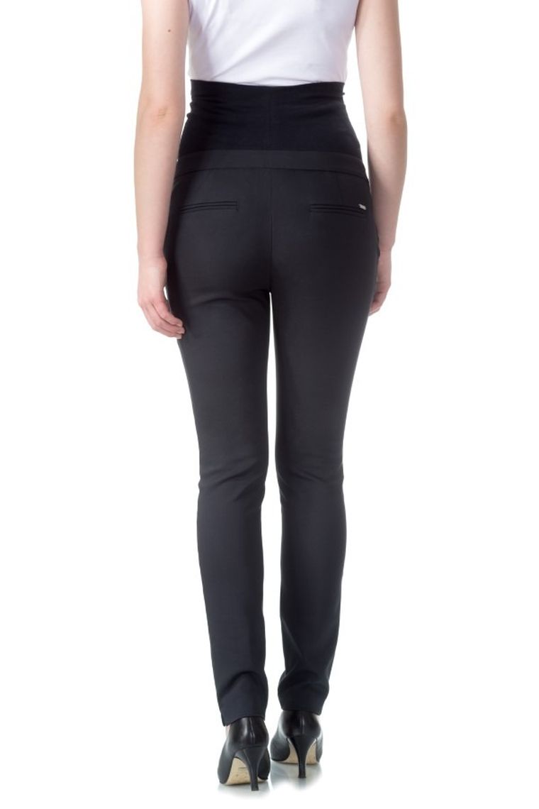 Spodnie damskie, ciążowe, slim fit, granatowe, Bellybutton