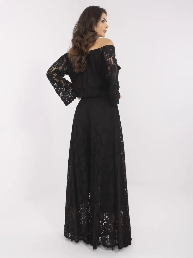 Spodnie damskie, czarne, Italy Moda