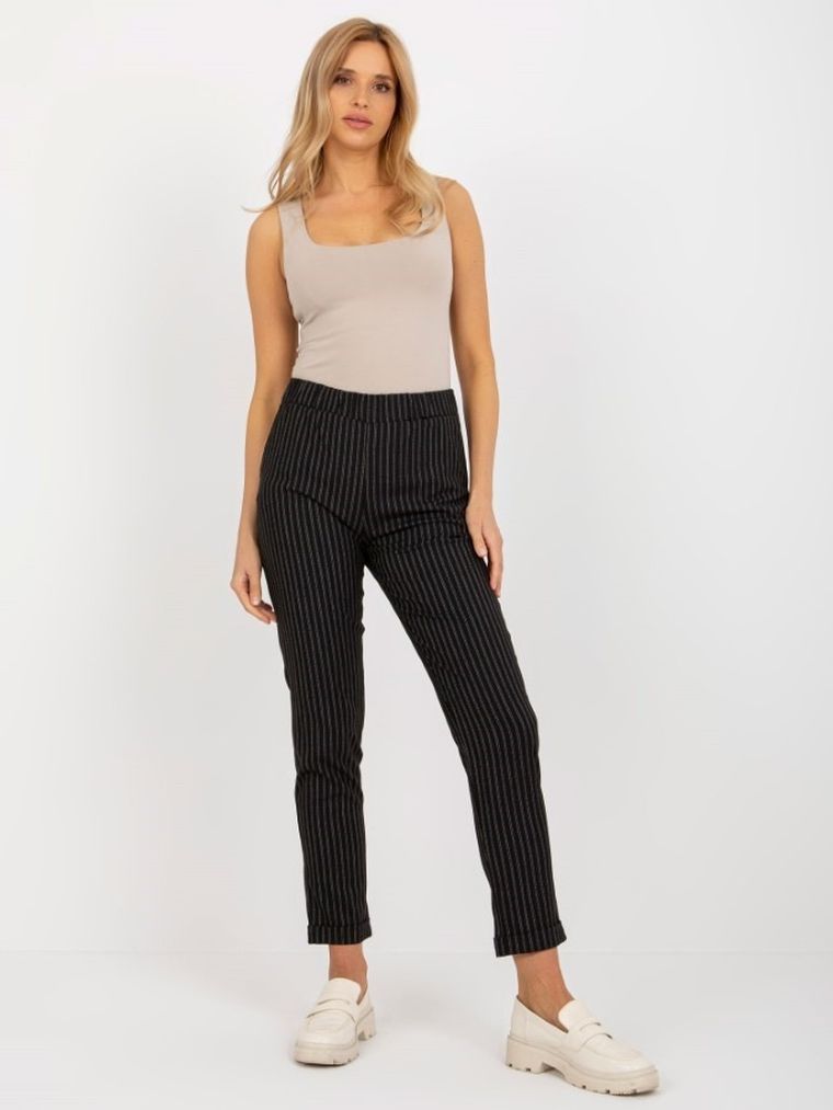 Spodnie damskie, czarne, Lakerta