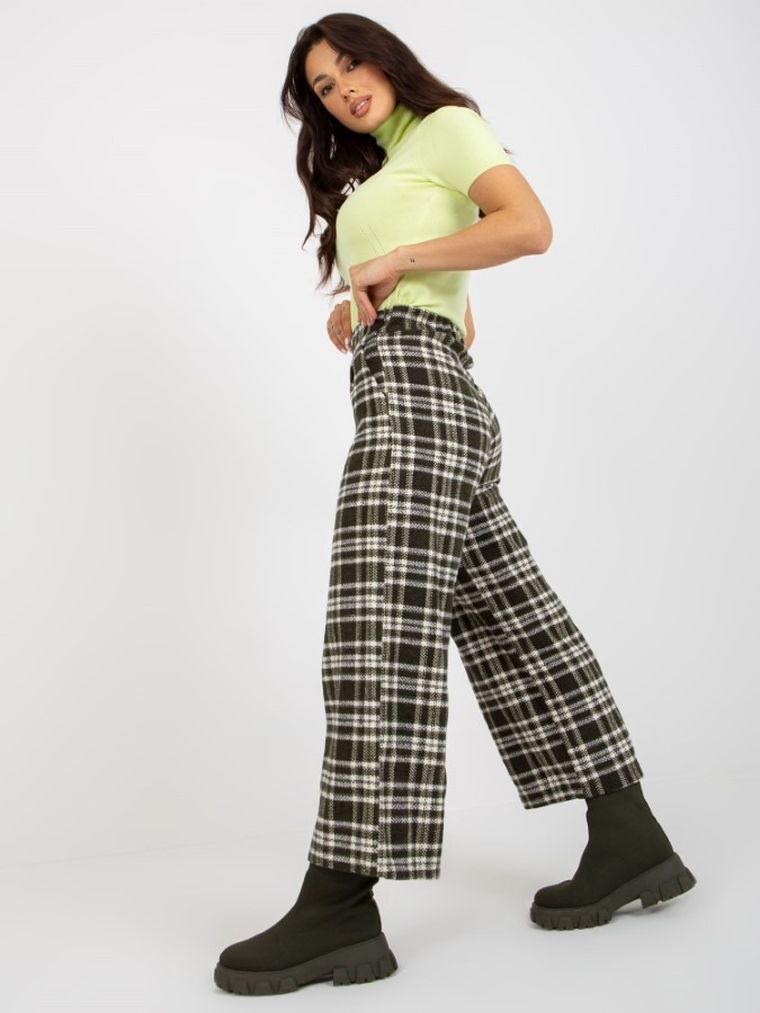 Spodnie damskie, khaki, Lakerta