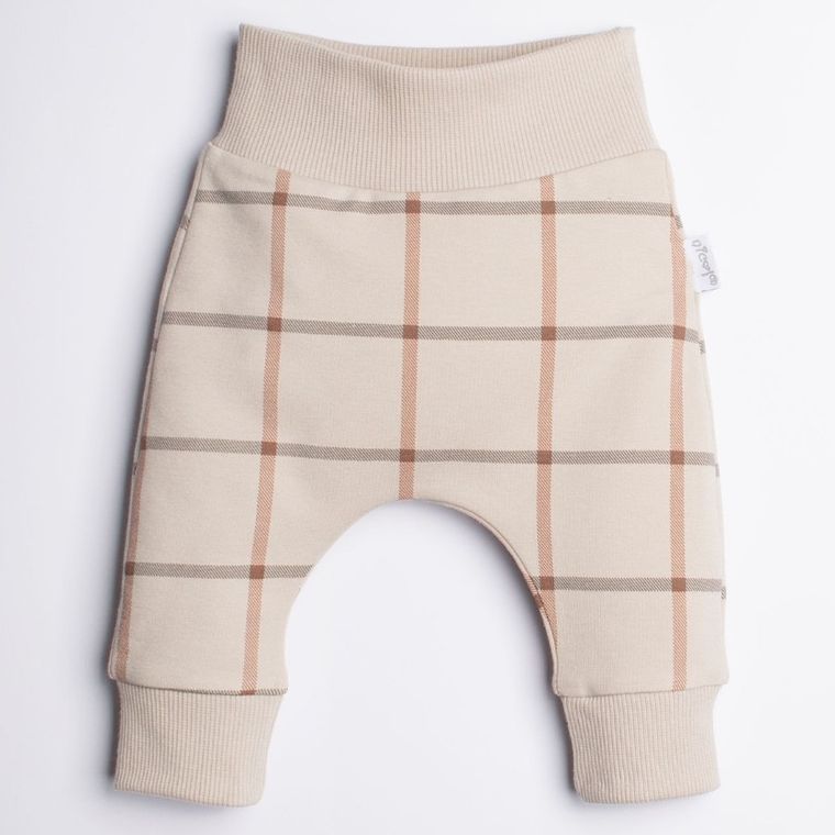 Spodnie dresowe chłopięce, beżowe, Nicol