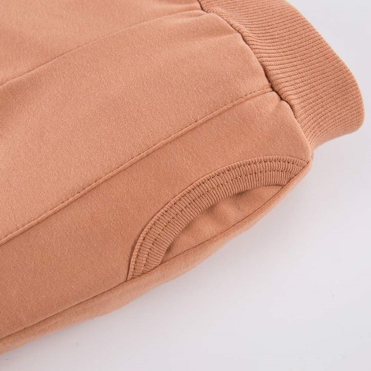 Spodnie dresowe chłopięce, brązowe, Jump, Eevi