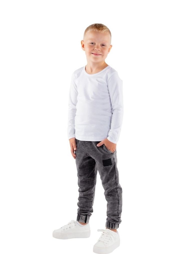 Spodnie dresowe chłopięce, czarne, Tup Tup