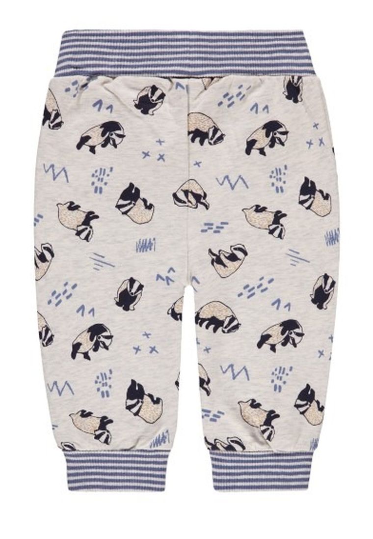 Spodnie dresowe chłopięce, ecru, szopy, Kanz