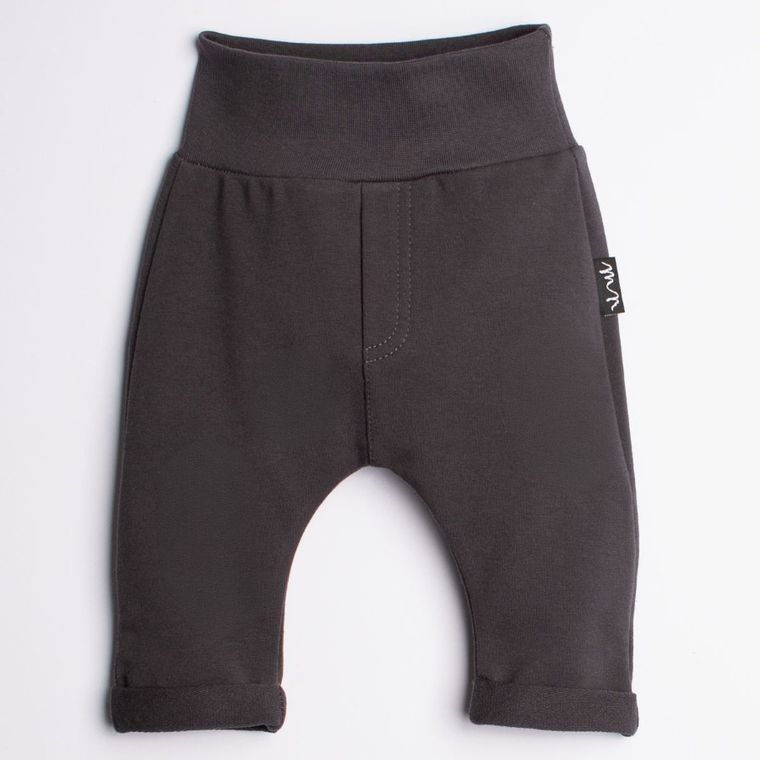 Spodnie dresowe chłopięce, grafitowe, Nicol