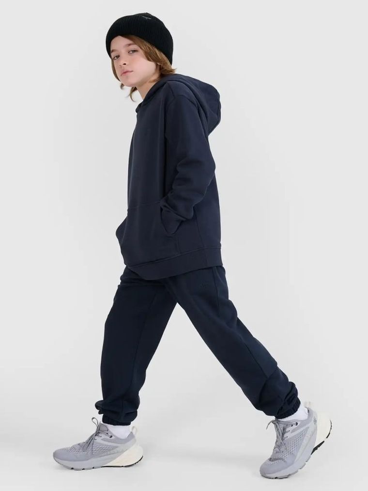 Spodnie dresowe chłopięce, granatowe, 4F