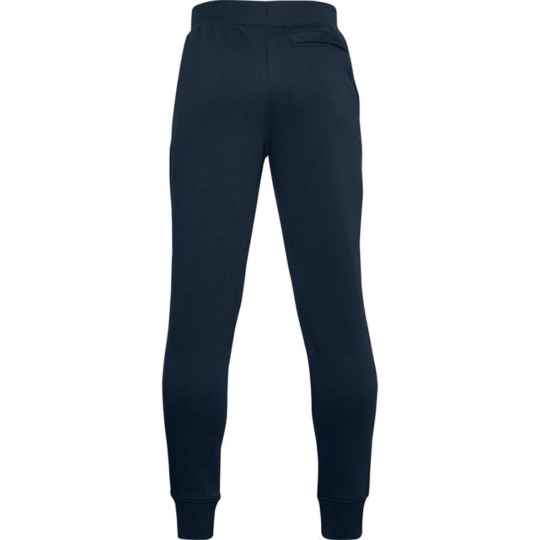 Spodnie dresowe chłopięce, granatowe, Under Armour Y Rival Cotton Pants