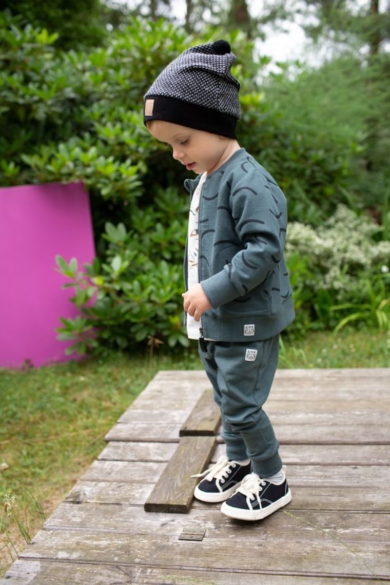 Spodnie dresowe chłopięce, khaki, Pinokio