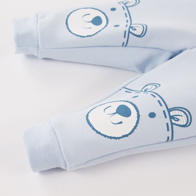 Spodnie dresowe chłopięce, niebieskie, Big Bear, Eevi