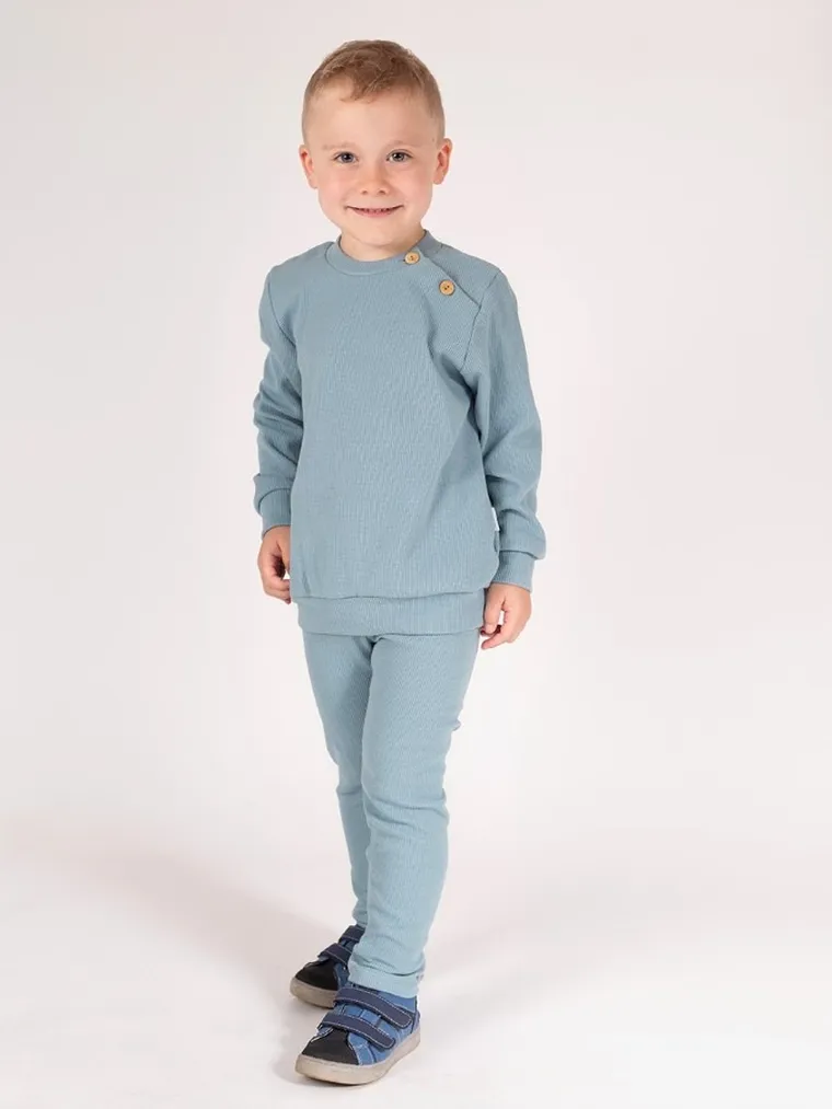 Spodnie dresowe chłopięce, niebieskie, Nicol