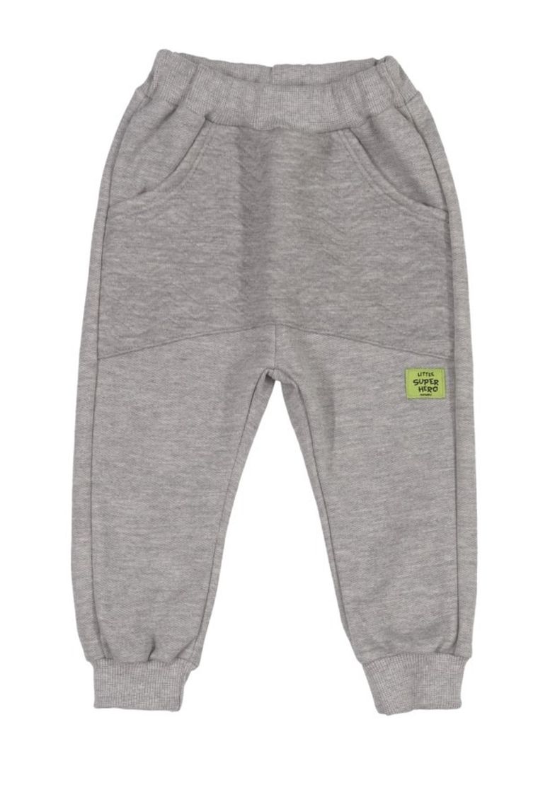 Spodnie dresowe chłopięce, szare, Quimby