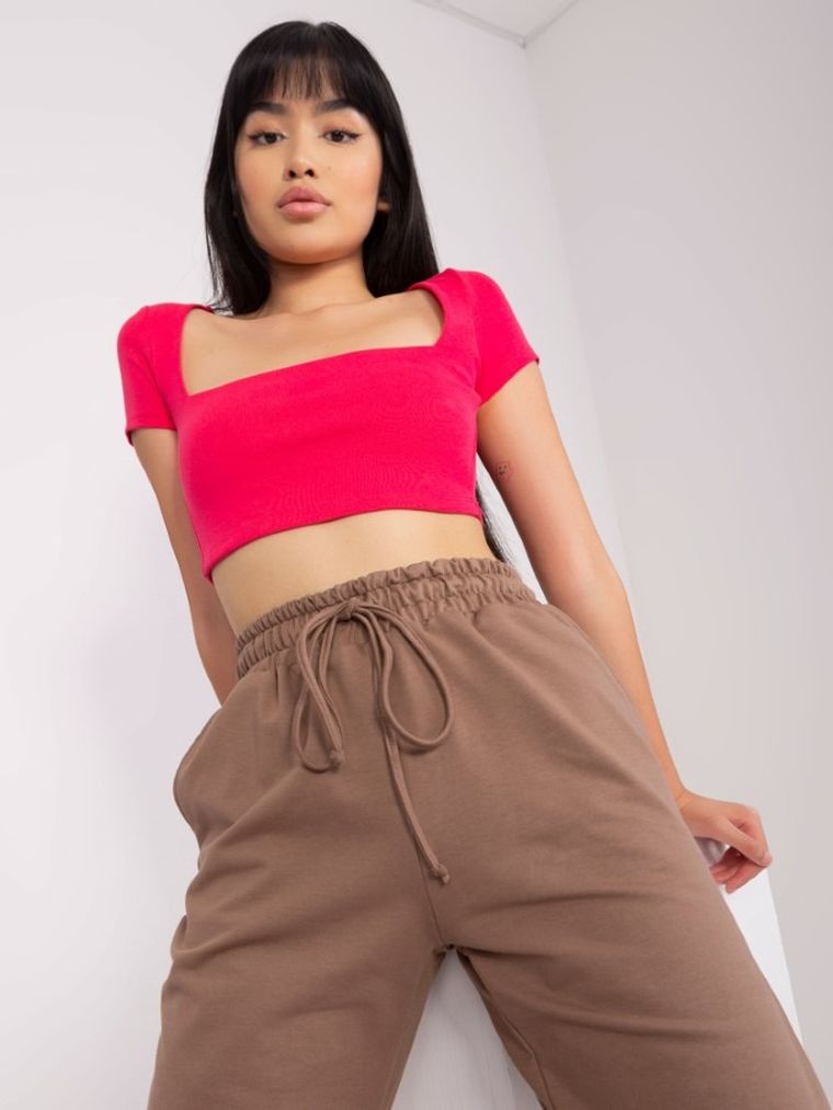 Spodnie dresowe damskie, brązowe, Lakerta