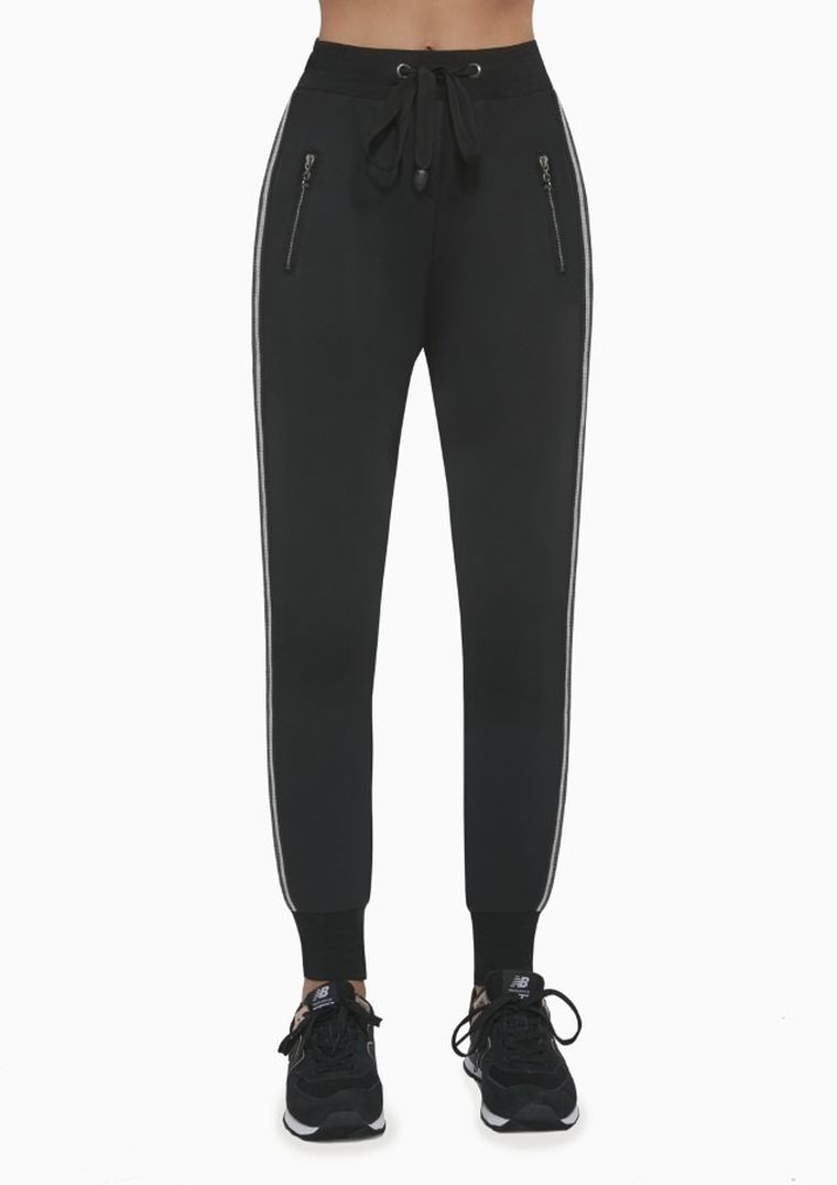 Spodnie dresowe damskie, czarne, Bas Black