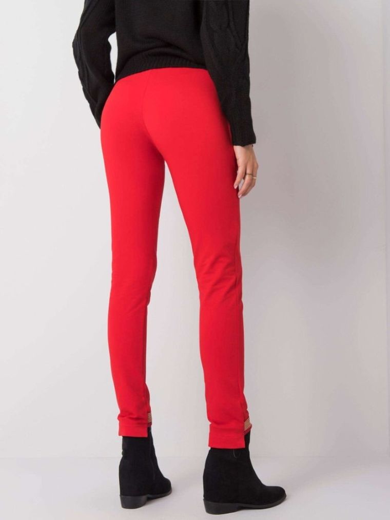 Spodnie dresowe damskie, czerwone, Relevance