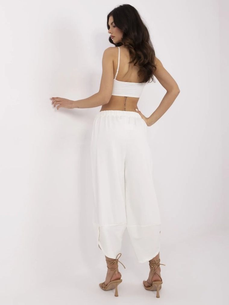 Spodnie dresowe damskie, ecru, Relevance