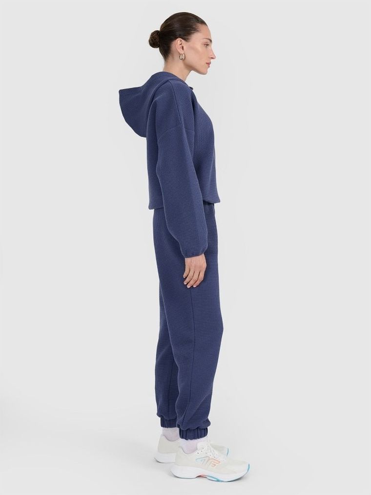 Spodnie dresowe damskie, granatowe, 4F