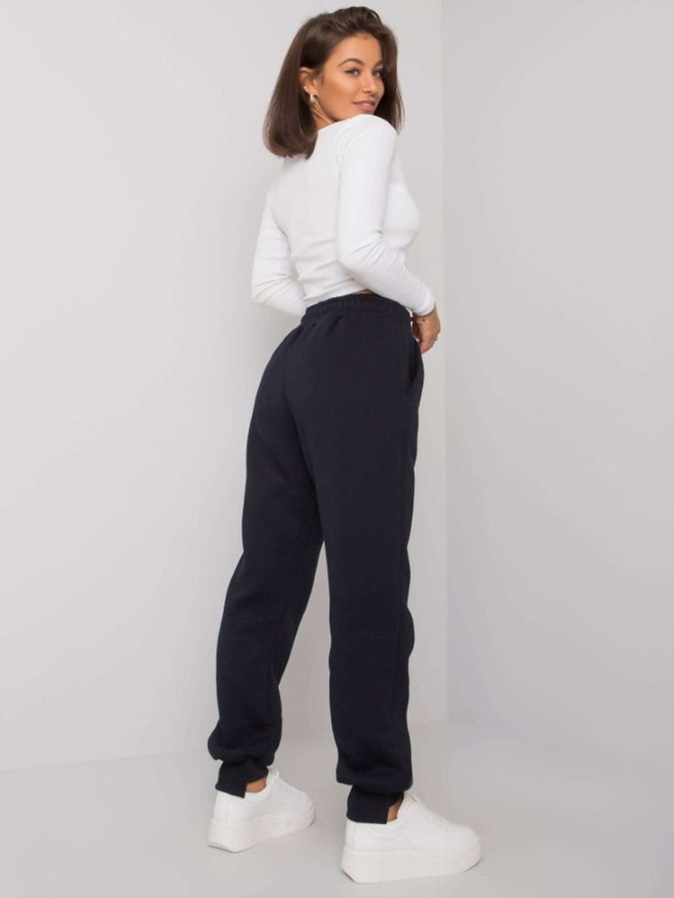 Spodnie dresowe damskie, granatowe, Relevance