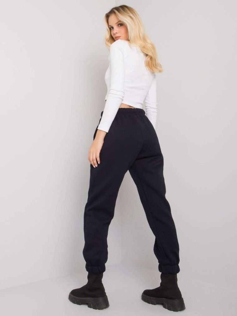 Spodnie dresowe damskie, granatowe, Relevance