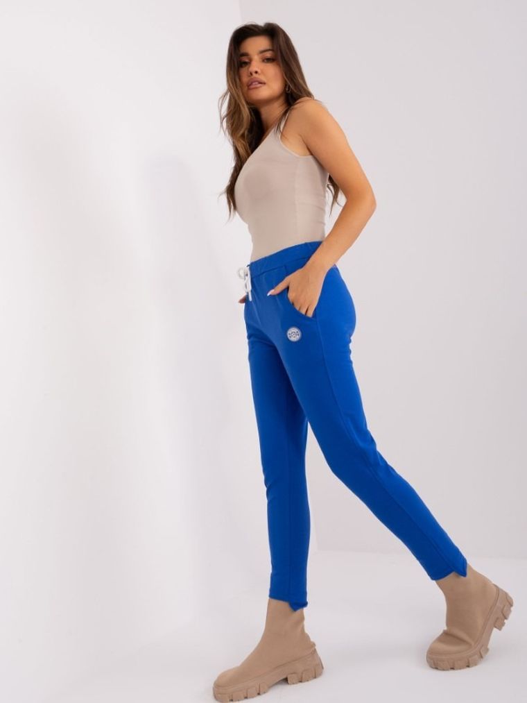 Spodnie dresowe damskie, niebieskie, Relevance