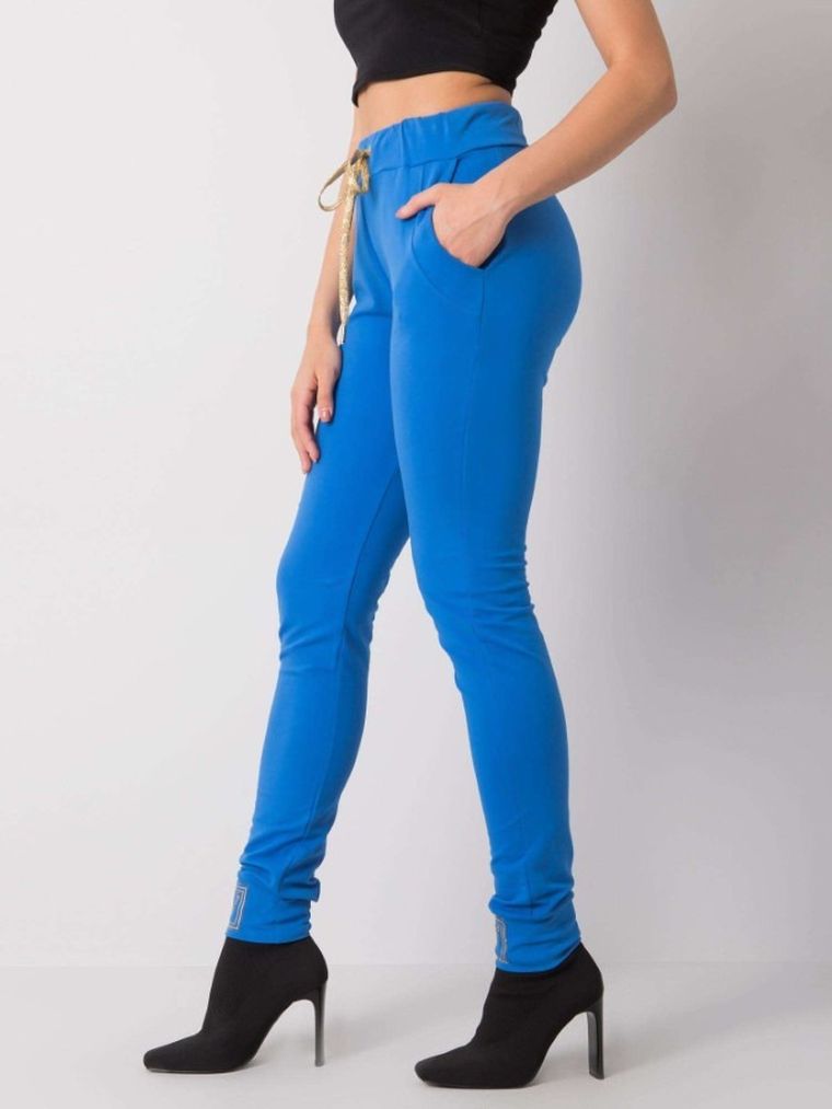 Spodnie dresowe damskie, niebieskie, Relevance