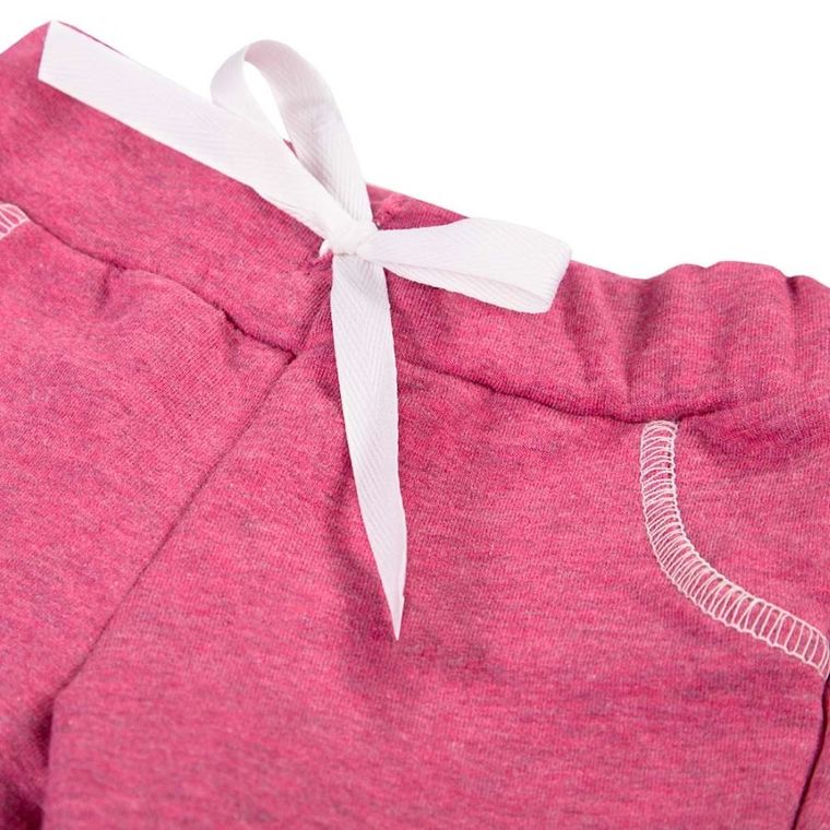 Spodnie dresowe dziewczęce, bordowe, Eevi