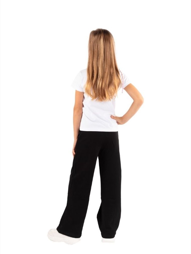 Spodnie dresowe dziewczęce, czarne, Tup Tup