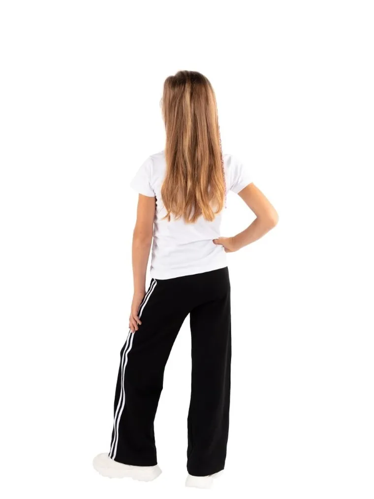 Spodnie dresowe dziewczęce, czarne, Tup Tup