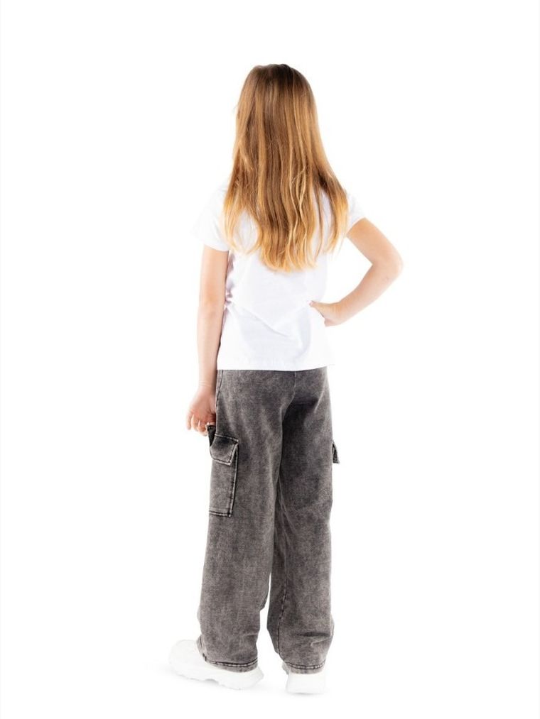 Spodnie dresowe dziewczęce, czarne, Tup Tup