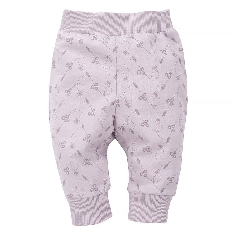 Spodnie dresowe dziewczęce, fioletowe, Charlotte, Pinokio