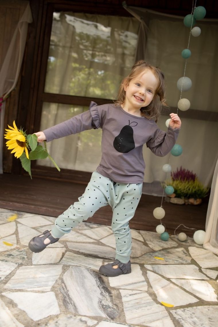 Spodnie dresowe dziewczęce, miętowe, Pinokio