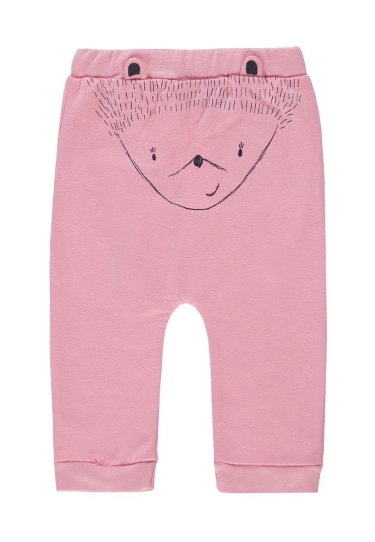 Spodnie dresowe dziewczęce, różowe, jeż, Tom Tailor