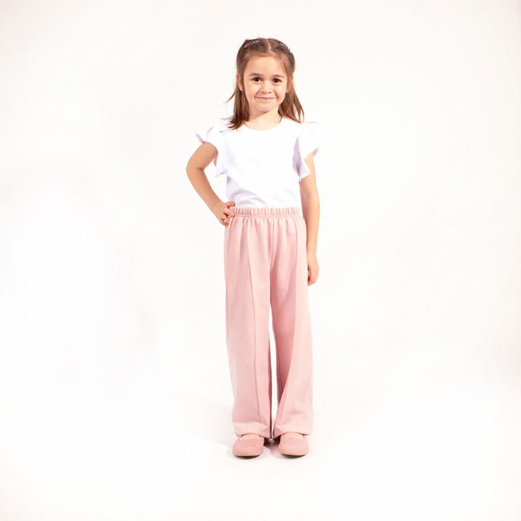 Spodnie dresowe dziewczęce, różowe, Nicol