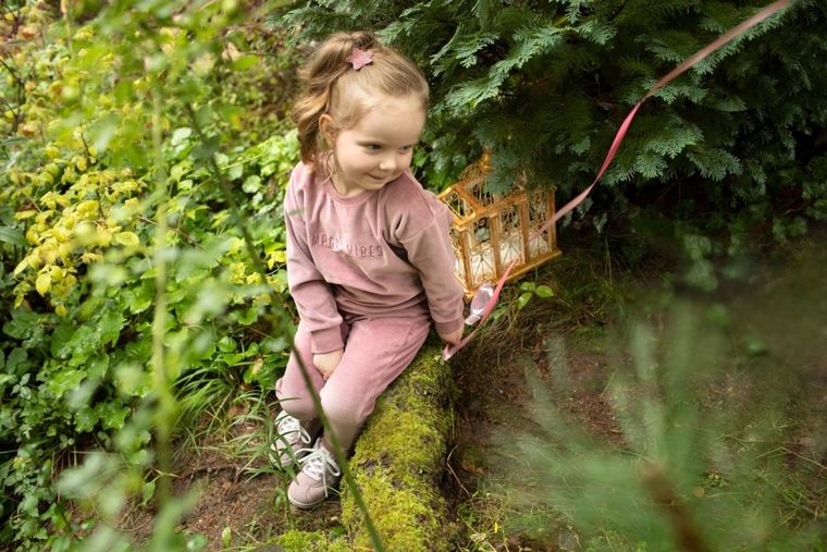 Spodnie dresowe dziewczęce, różowe, Pinokio