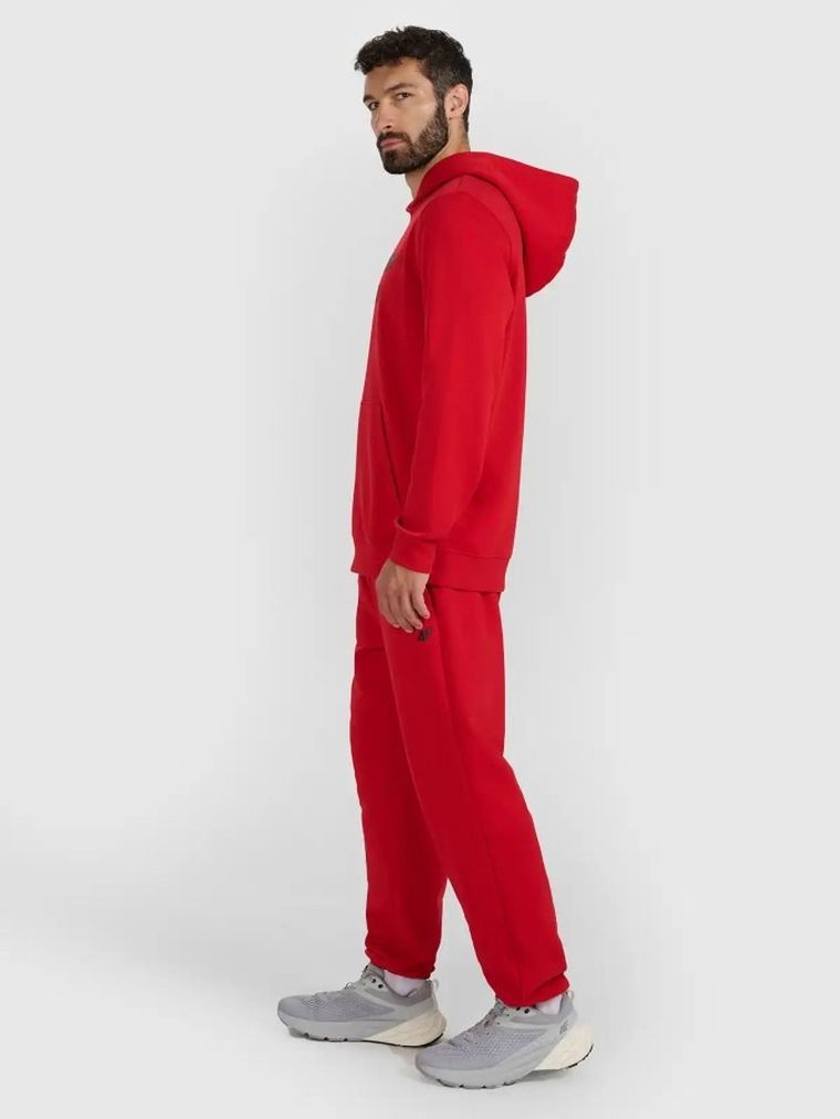 Spodnie dresowe męskie, czerwone, 4F