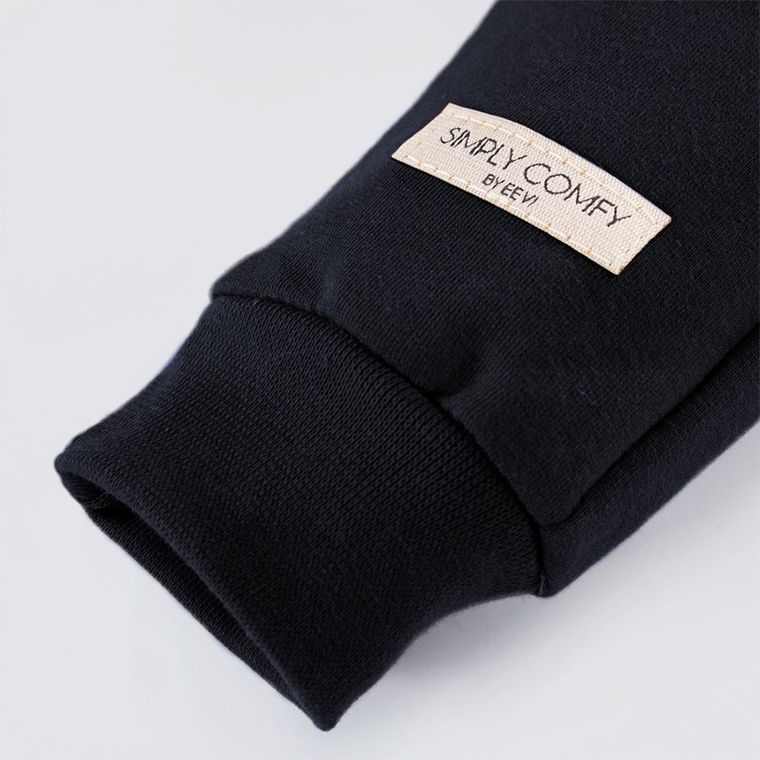 Spodnie dresowe niemowlęce, granatowe, Eevi