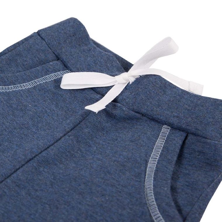 Spodnie dresowe niemowlęce, granatowe, Eevi
