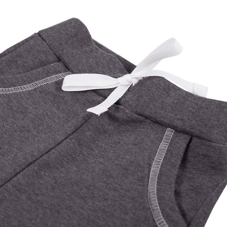 Spodnie dresowe niemowlęce, szare, Eevi