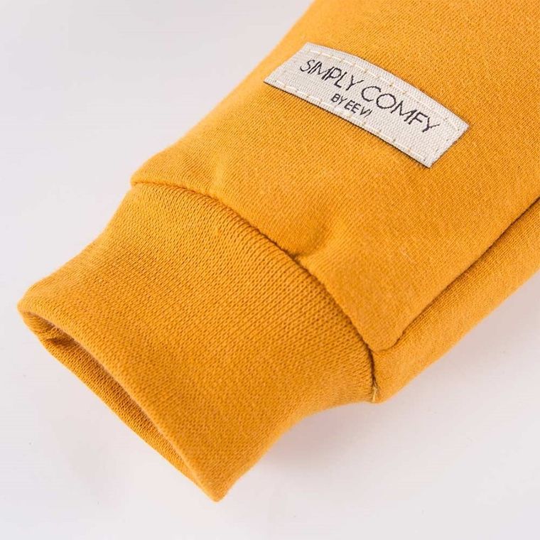 Spodnie dresowe niemowlęce, żółte, Eevi