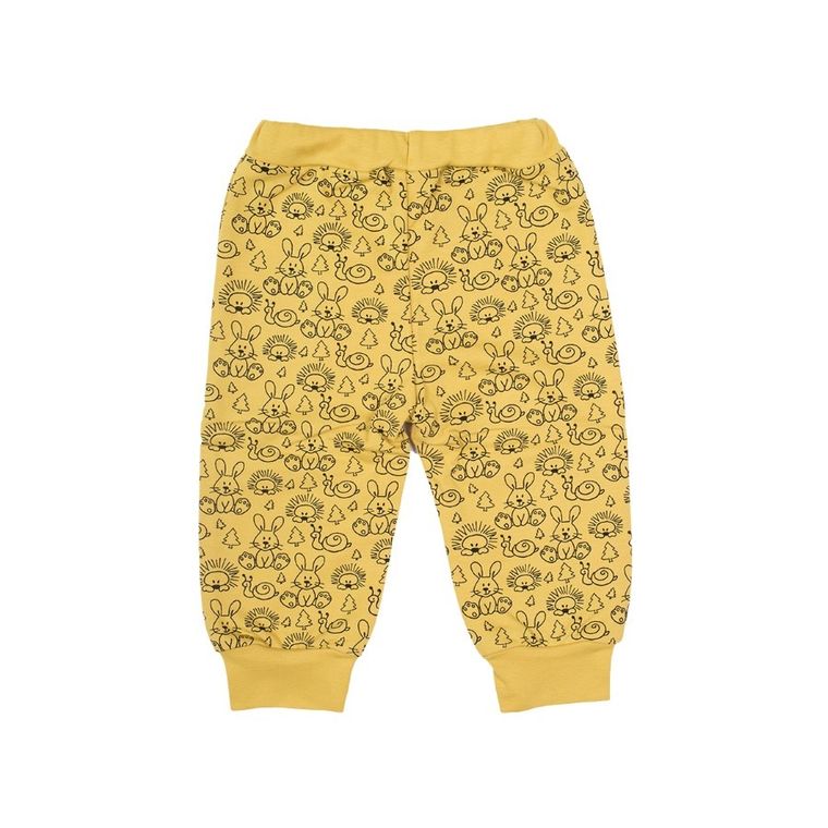 Spodnie dresowe niemowlęce, żółte, Tup Tup